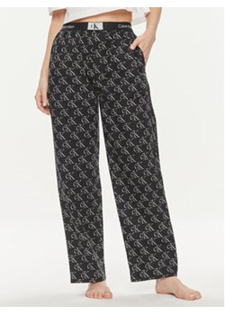 Calvin Klein Underwear Spodnie piżamowe 000QS6973E Czarny Regular Fit ze sklepu MODIVO w kategorii Piżamy damskie - zdjęcie 170507441