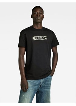 G-Star Raw T-Shirt Distressed D24365-336 Czarny Regular Fit ze sklepu MODIVO w kategorii T-shirty męskie - zdjęcie 170507450
