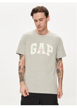 Gap T-Shirt 471777-06 Szary Regular Fit ze sklepu MODIVO w kategorii T-shirty męskie - zdjęcie 170507590