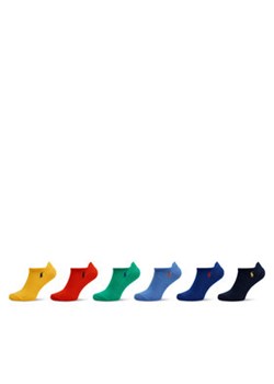 Polo Ralph Lauren Zestaw 6 par niskich skarpet męskich 449874486001 Kolorowy ze sklepu MODIVO w kategorii Skarpetki męskie - zdjęcie 170507591