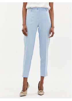 Maryley Spodnie materiałowe 24EB52Z/43MA Niebieski Regular Fit ze sklepu MODIVO w kategorii Spodnie damskie - zdjęcie 170507720