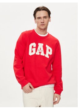 Gap Bluza 852079-08 Czerwony Regular Fit ze sklepu MODIVO w kategorii Bluzy męskie - zdjęcie 170507811