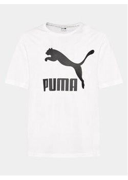 Puma T-Shirt Classics Logo 530088 Biały Regular Fit ze sklepu MODIVO w kategorii T-shirty męskie - zdjęcie 170507900