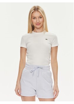 Lacoste T-Shirt TF5538 Biały Regular Fit ze sklepu MODIVO w kategorii Bluzki damskie - zdjęcie 170507911