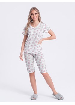 Piżama damska 266ULR - różowa ze sklepu Edoti w kategorii Piżamy damskie - zdjęcie 170509303