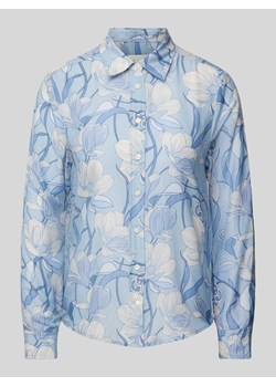 Bluzka koszulowa o kroju regular fit ze wzorem na całej powierzchni model ‘MAGNOLIA’ ze sklepu Peek&Cloppenburg  w kategorii Koszule damskie - zdjęcie 170511913