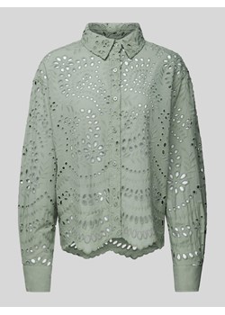 Bluzka z ażurowym wzorem model ‘NEW LALISA’ ze sklepu Peek&Cloppenburg  w kategorii Bluzki damskie - zdjęcie 170512430
