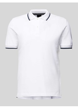 Koszulka polo o kroju slim fit z paskami w kontrastowym kolorze ze sklepu Peek&Cloppenburg  w kategorii T-shirty męskie - zdjęcie 170512520