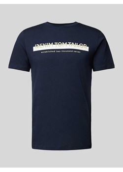 T-shirt z nadrukiem z logo ze sklepu Peek&Cloppenburg  w kategorii T-shirty męskie - zdjęcie 170512604