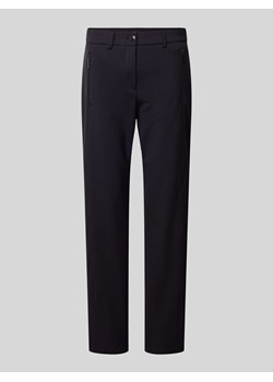 Spodnie o kroju regular fit z kieszeniami zapinanymi na zamek błyskawiczny model ‘FENNA’ ze sklepu Peek&Cloppenburg  w kategorii Spodnie damskie - zdjęcie 170512894
