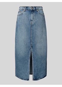 Spódnica jeansowa z rozcięciem model ‘AYOE’ ze sklepu Peek&Cloppenburg  w kategorii Spódnice - zdjęcie 170513032