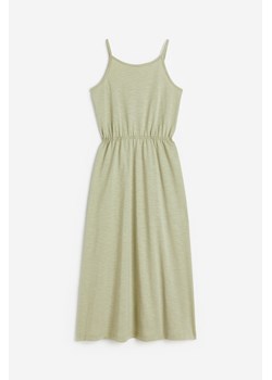 H & M - Sukienka z bawełnianego dżerseju - Zielony ze sklepu H&M w kategorii Sukienki dziewczęce - zdjęcie 170513220