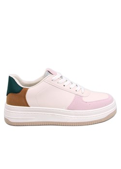 Sneakersy damskie Everss Pink różowe ze sklepu ButyModne.pl w kategorii Buty sportowe damskie - zdjęcie 170513531