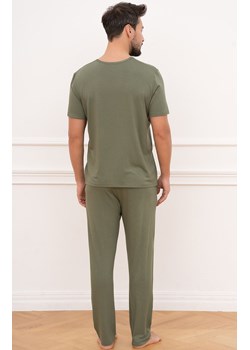 Piżama męska khaki na krótki rękaw i z długimi spodniami Dallas, Kolor khaki, Rozmiar S, Italian Fashion ze sklepu Primodo w kategorii Piżamy męskie - zdjęcie 170514083