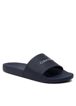 Calvin Klein Jeans Klapki Pool Slide HM0HM00455 Granatowy ze sklepu MODIVO w kategorii Klapki męskie - zdjęcie 170518714
