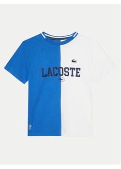 Lacoste T-Shirt TJ7454 Niebieski Regular Fit ze sklepu MODIVO w kategorii T-shirty chłopięce - zdjęcie 170518764