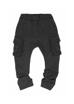 Spodnie dresowe chłopięce bojówki ciemno-szare Tup Tup ze sklepu 5.10.15 w kategorii Spodnie chłopięce - zdjęcie 170524113