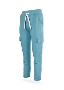 Dziewczęce spodnie dresowe bojówki niebieskie Tup Tup ze sklepu 5.10.15 w kategorii Spodnie dziewczęce - zdjęcie 170524191