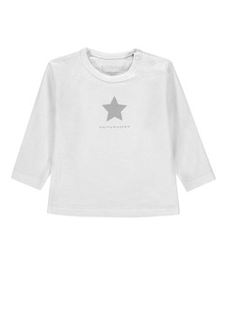 Bluzka niemowlęca z długim rękawem, bawełna organiczna, biała, Bellybutton ze sklepu 5.10.15 w kategorii Kaftaniki i bluzki - zdjęcie 170524224