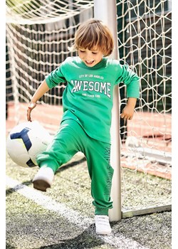 Zielona bluzka z długim rękawem dla chłopca- Awesome ze sklepu 5.10.15 w kategorii T-shirty chłopięce - zdjęcie 170524231