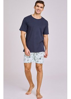 Bawełniana piżama męska Aaron 3193, Kolor granatowo-biały, Rozmiar L, Taro ze sklepu Intymna w kategorii Piżamy męskie - zdjęcie 170524894