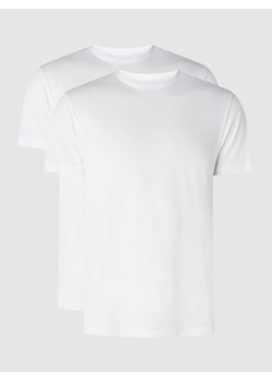 T-shirt z bawełny w zestawie 2 szt. ze sklepu Peek&Cloppenburg  w kategorii Podkoszulki męskie - zdjęcie 170525023