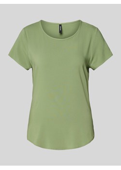 T-shirt z zaokrąglonym dołem model ‘BELLA’ ze sklepu Peek&Cloppenburg  w kategorii Bluzki damskie - zdjęcie 170525063