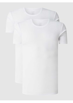 T-shirt z bawełny w zestawie 2 szt. ze sklepu Peek&Cloppenburg  w kategorii Podkoszulki męskie - zdjęcie 170525111