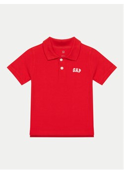 Gap Polo 572587 Czerwony Regular Fit ze sklepu MODIVO w kategorii T-shirty chłopięce - zdjęcie 170525742