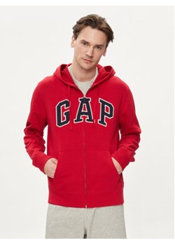 Gap Bluza 868454-03 Czerwony Regular Fit ze sklepu MODIVO w kategorii Bluzy męskie - zdjęcie 170525921