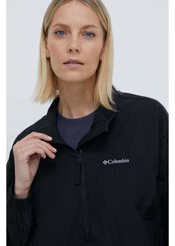 Columbia kurtka Paracutie damska kolor czarny przejściowa oversize 2071161 ze sklepu ANSWEAR.com w kategorii Kurtki damskie - zdjęcie 170527020