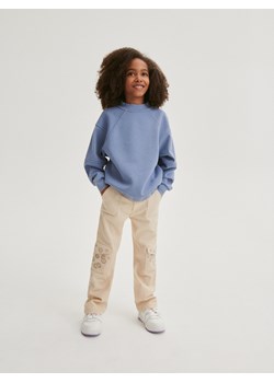 Reserved - Bluza z przeszyciami - jasnoniebieski ze sklepu Reserved w kategorii Bluzy dziewczęce - zdjęcie 170527694