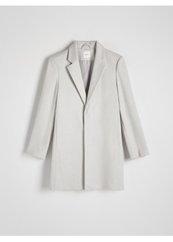 Reserved - Klasyczny płaszcz - jasnoszary ze sklepu Reserved w kategorii Płaszcze męskie - zdjęcie 170527733