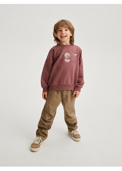 Reserved - Bluza oversize z nadrukiem - jasnofioletowy ze sklepu Reserved w kategorii Bluzy chłopięce - zdjęcie 170527763