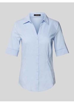 Bluzka w jednolitym kolorze ze sklepu Peek&Cloppenburg  w kategorii Koszule damskie - zdjęcie 170529771