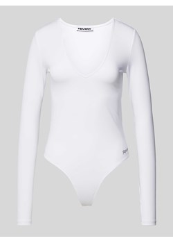 Body z dekoltem w serek ze sklepu Peek&Cloppenburg  w kategorii Body damskie - zdjęcie 170529981