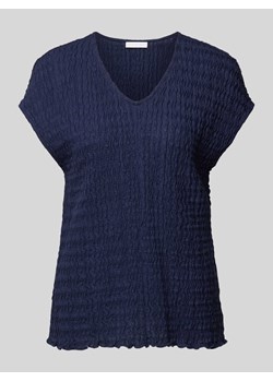 T-shirt z fakturowanym wzorem ze sklepu Peek&Cloppenburg  w kategorii Bluzki damskie - zdjęcie 170530070