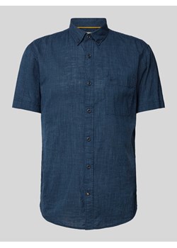 Koszula casualowa o kroju regular fit z fakturowanym wzorem ze sklepu Peek&Cloppenburg  w kategorii Koszule męskie - zdjęcie 170530220