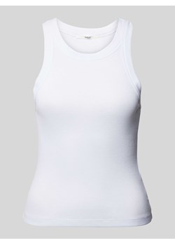 Top z efektem prążkowania model ‘CYNDA’ ze sklepu Peek&Cloppenburg  w kategorii Bluzki damskie - zdjęcie 170530240