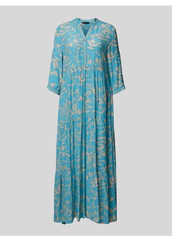 Długa sukienka z efektem stopniowania ze sklepu Peek&Cloppenburg  w kategorii Sukienki - zdjęcie 170530442