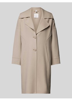 Płaszcz wełniany w jednolitym kolorze ze sklepu Peek&Cloppenburg  w kategorii Płaszcze damskie - zdjęcie 170530454