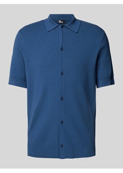Koszulka polo z fakturowanym wzorem ze sklepu Peek&Cloppenburg  w kategorii T-shirty męskie - zdjęcie 170530602