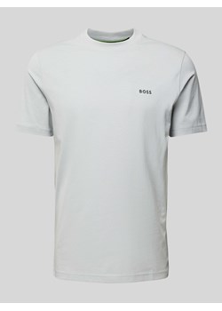 T-shirt z detalem z logo ze sklepu Peek&Cloppenburg  w kategorii T-shirty męskie - zdjęcie 170530754