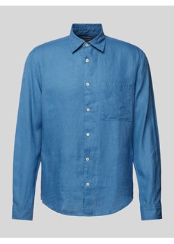 Koszula casualowa o kroju regular fit z lnu z kieszenią na piersi ze sklepu Peek&Cloppenburg  w kategorii Koszule męskie - zdjęcie 170530782