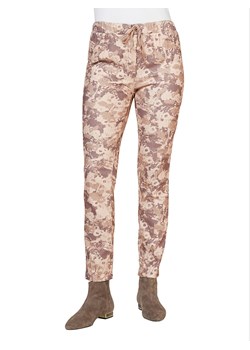 Heine Spodnie w kolorze beżowo-brązowym ze sklepu Limango Polska w kategorii Spodnie damskie - zdjęcie 170530932