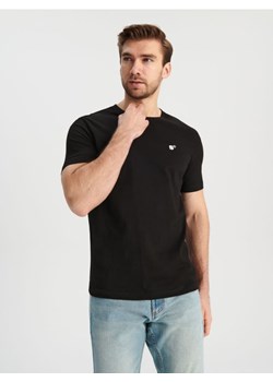 Sinsay - Koszulka z nadrukiem - czarny ze sklepu Sinsay w kategorii T-shirty męskie - zdjęcie 170531681