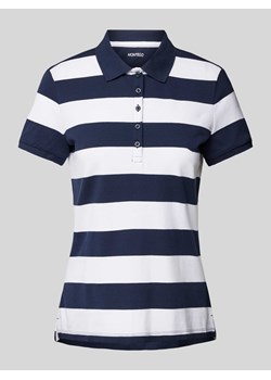 Koszulka polo o kroju regular fit ze wzorem w blokowe pasy ze sklepu Peek&Cloppenburg  w kategorii Bluzki damskie - zdjęcie 170535241