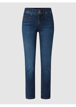 Jeansy z wysokim stanem o kroju slim fit z dodatkiem streczu ze sklepu Peek&Cloppenburg  w kategorii Jeansy damskie - zdjęcie 170535261