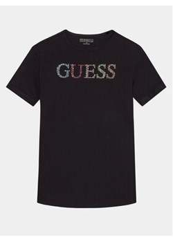 Guess T-Shirt J4GI38 J1314 Czarny Regular Fit ze sklepu MODIVO w kategorii Bluzki dziewczęce - zdjęcie 170543741