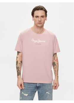 Pepe Jeans T-Shirt Eggo N PM508208 Różowy Regular Fit ze sklepu MODIVO w kategorii T-shirty męskie - zdjęcie 170543844